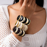Semicircle Acrylic Chunky Bangle