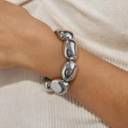 Vintage Acrylic Bead Chain Bracelet