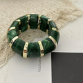 Vintage Punk Marble Texture Resin Bracelet
