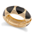Irregular Dripping Oil Enamel Cuff Bracelet