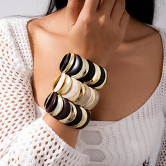 Semicircle Acrylic Chunky Bangle