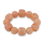 Pink Dripping Oil Enamel Cuff Bracelet