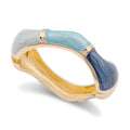 Punk Gold Enamel Cuff Bracelet