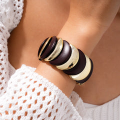Semicircle Acrylic Chunky Bangle