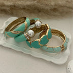 Spring Pearl Charm Bracelet