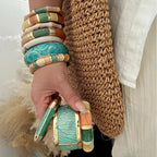 Punk Gold Geometric Cuff Bracelet