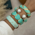 Spring Pearl Charm Bracelet