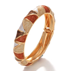 Bohemian Vintage Enamel Cuff Bracelet